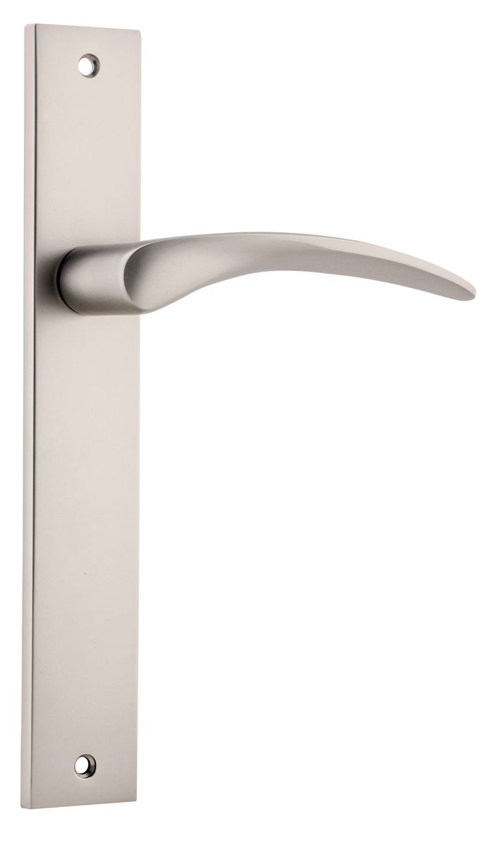 14704 - Oxford Lever - Rectangular Backplate - Satin Nickel - Passage