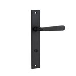 12872P85 - Copenhagen Lever - Rectangular Backplate - Matt Black - Privacy