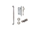 9387KENTR60KT - Sarlat Pull Handle - 450mm Entrance Kit with Separate High Security Lock - Distressed Nickel - Entrance