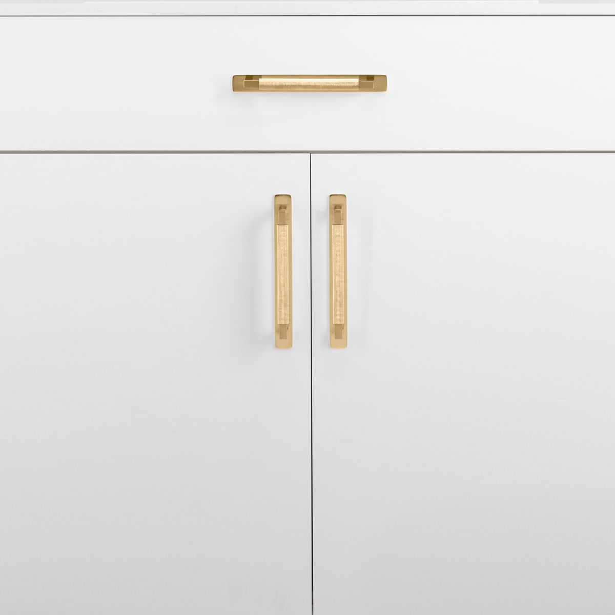 22110B - Brunswick Cabinet Pull with Backplate  - CTC160mm - Brushed Gold PVD