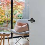 20803 - Copenhagen Lever - Round Rose - Matt Black - Passage