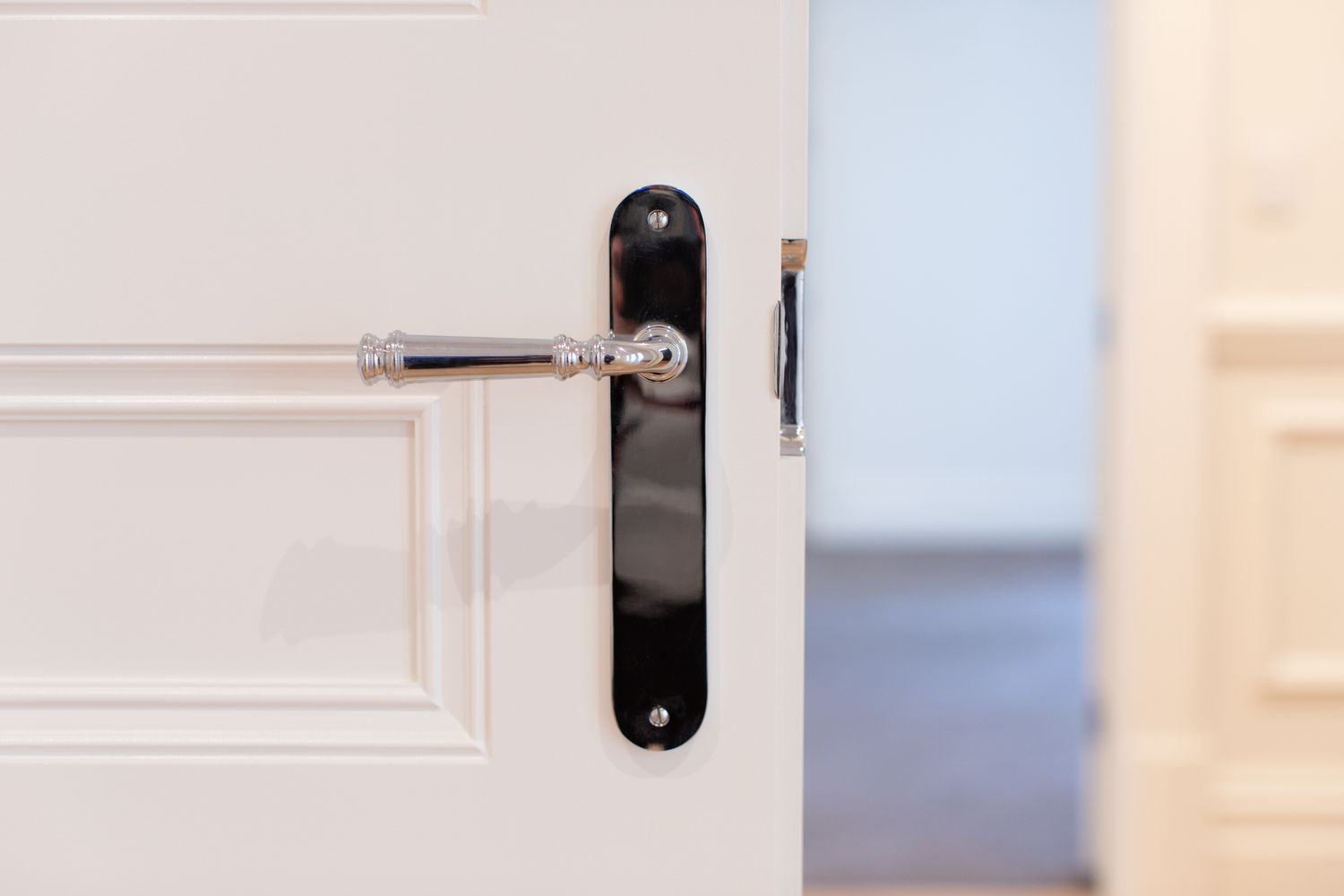 10230KPASS60 - Verona Lever - Oval Backplate Passage Kit - Polished Brass - Passage