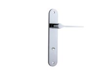 11770 - Como Lever - Oval Backplate - Polished Chrome - Passage