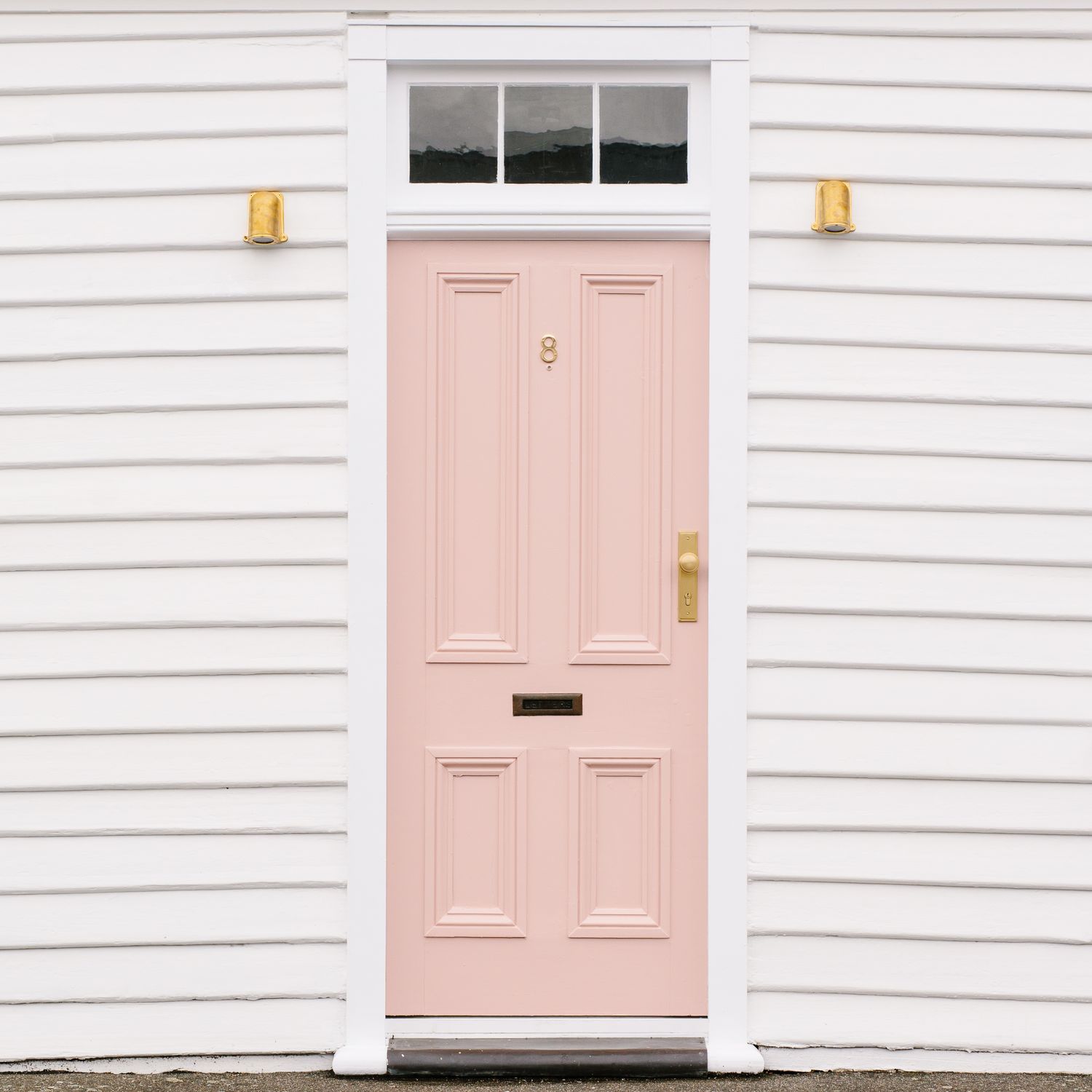 15338 - Paddington Knob - Stepped Backplate - Brushed Brass - Passage