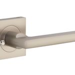 0279KIBPRIV60 - Baltimore Lever - Square Rose (Inbuilt Privacy) - Satin Nickel - Privacy