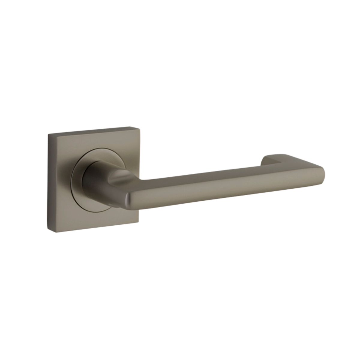 16877 - Baltimore Return Lever - Square Rose - Graphite PVD - Passage