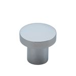 0500 - Osaka Cupboard Knob P28xD32mm - Polished Chrome