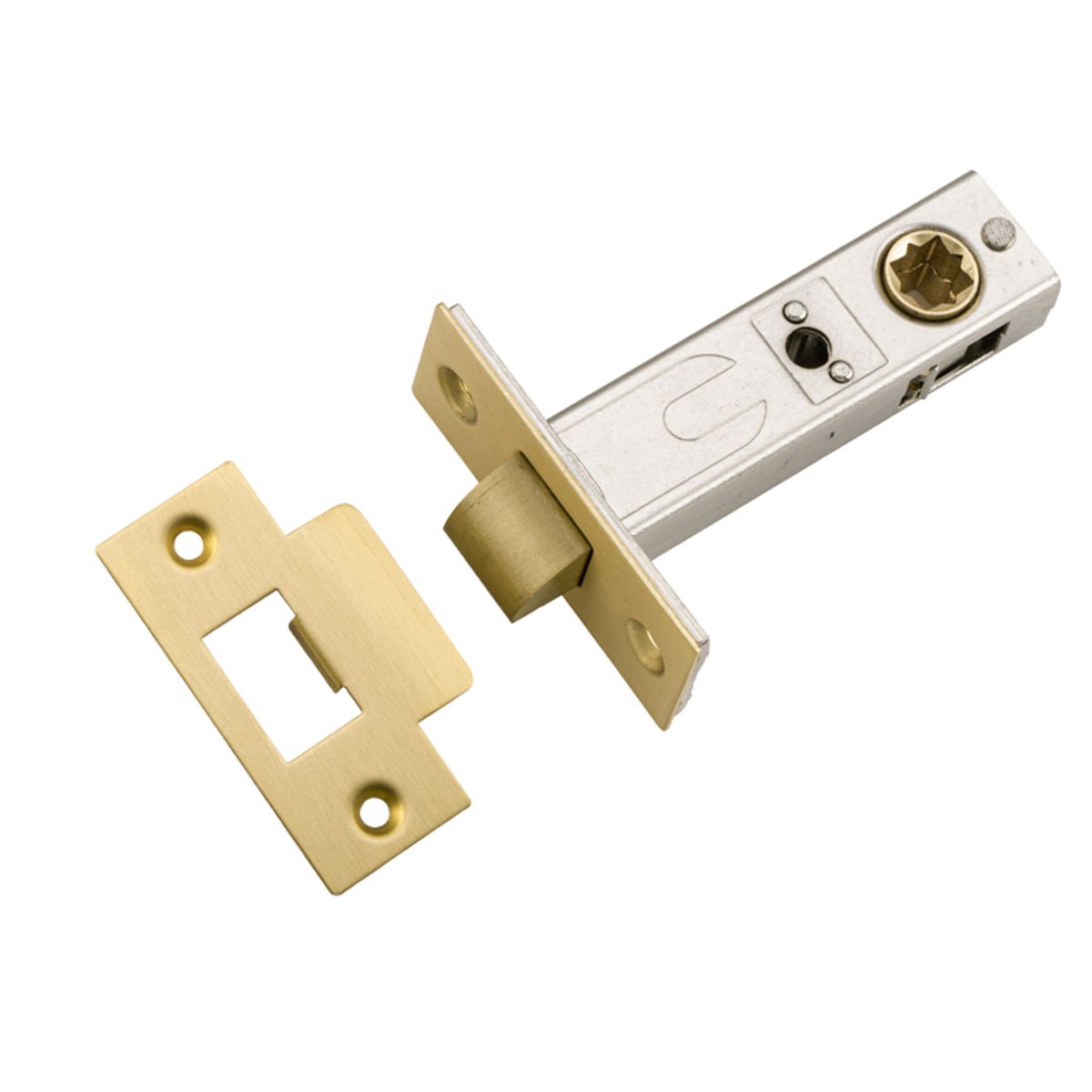 17173 - Split Cam Tube Latch - 60mm Backset - Brushed Gold PVD