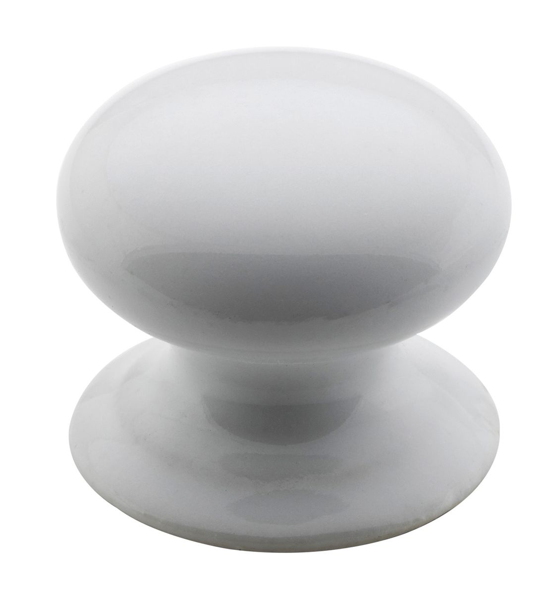 Round Porcelain Cupboard Knob - D35xP31mm