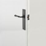 12786 - Verona Lever - Chamfered Backplate - Matt Black - Passage