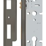 17314 - Rebated 85mm Euro Roller Mortice Locks - 45mm Backset - Graphite PVD