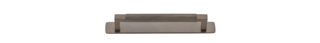22114B - Brunswick Cabinet Pull with Backplate  - CTC160mm - Signature Brass