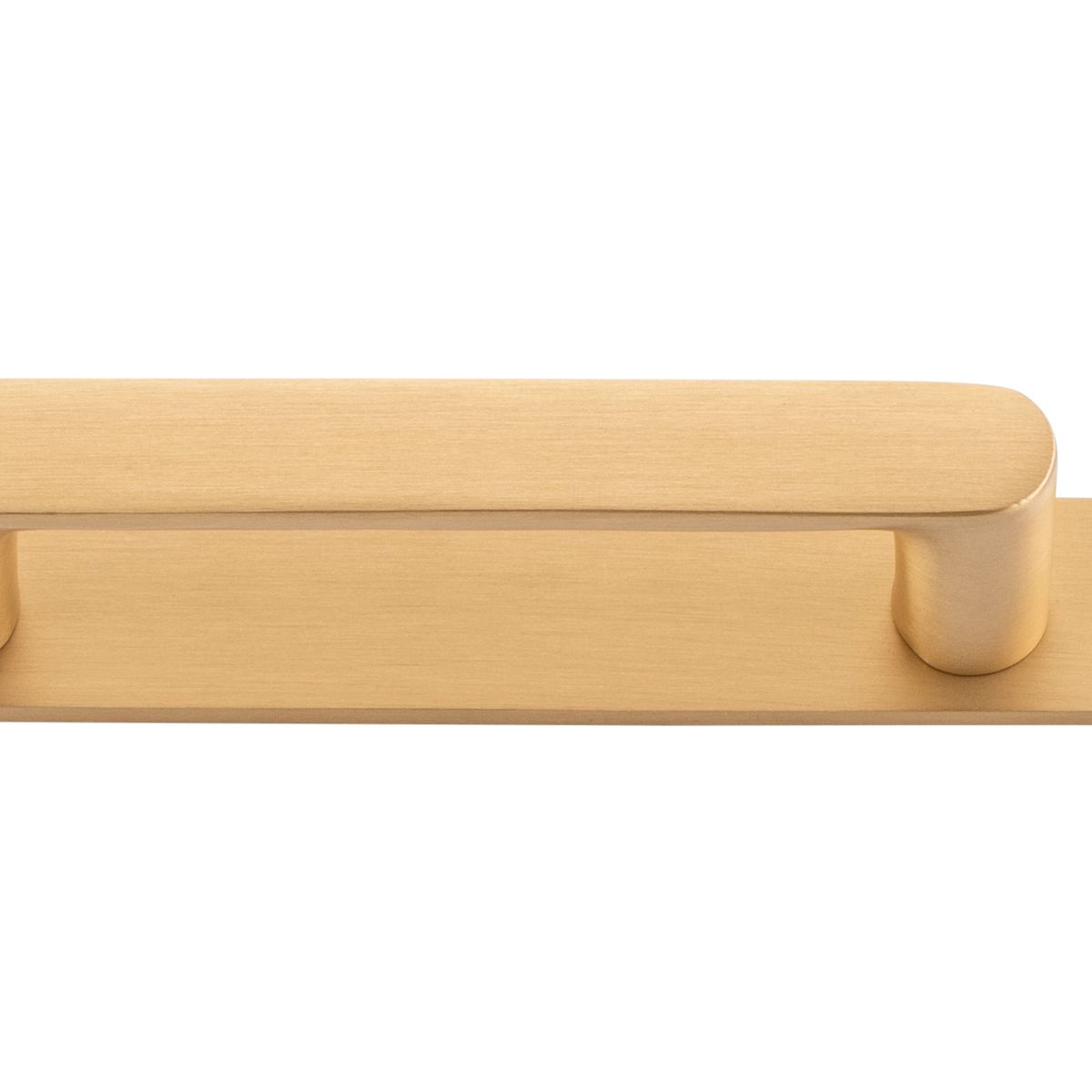 20946B - Osaka Cabinet Pull with Backplate - CTC96mm - Brushed Brass