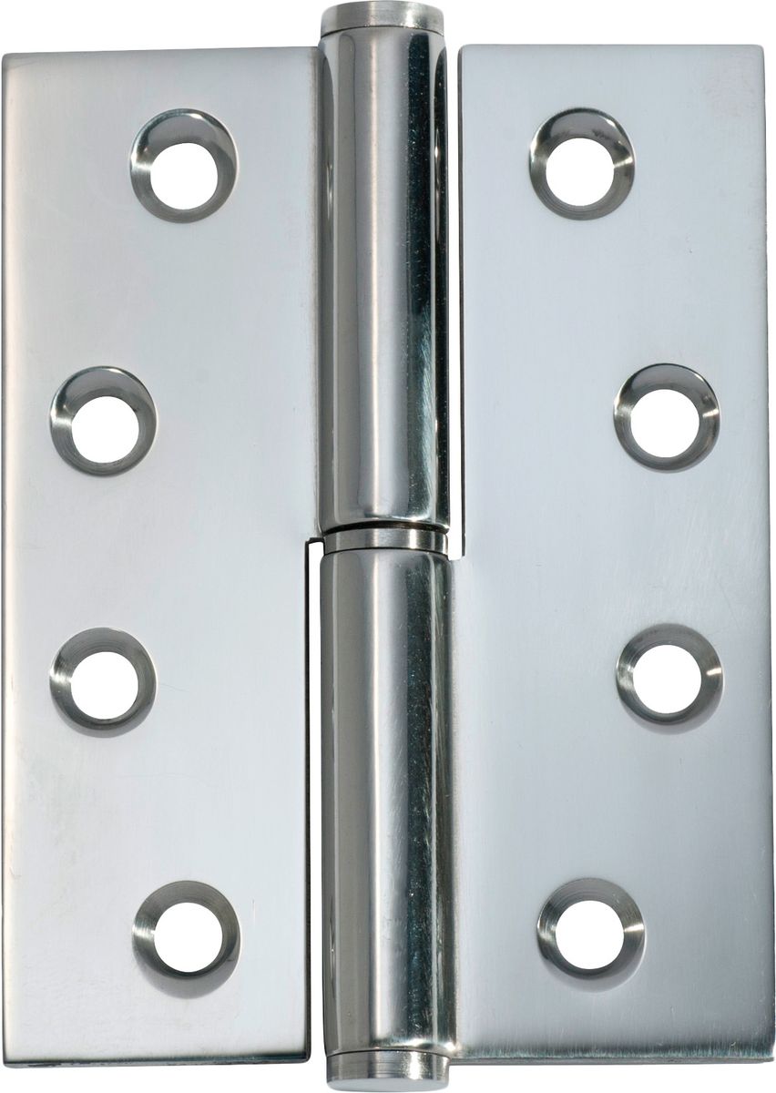 2696 - Lift Off Hinge - LH H100xW75mm - Polished Chrome