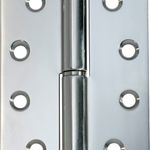 2696 - Lift Off Hinge - LH H100xW75mm - Polished Chrome