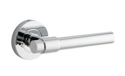 20624KIBPRIV60 - Helsinki Lever - Round Rose (Inbuilt Privacy) - Polished Chrome - Privacy