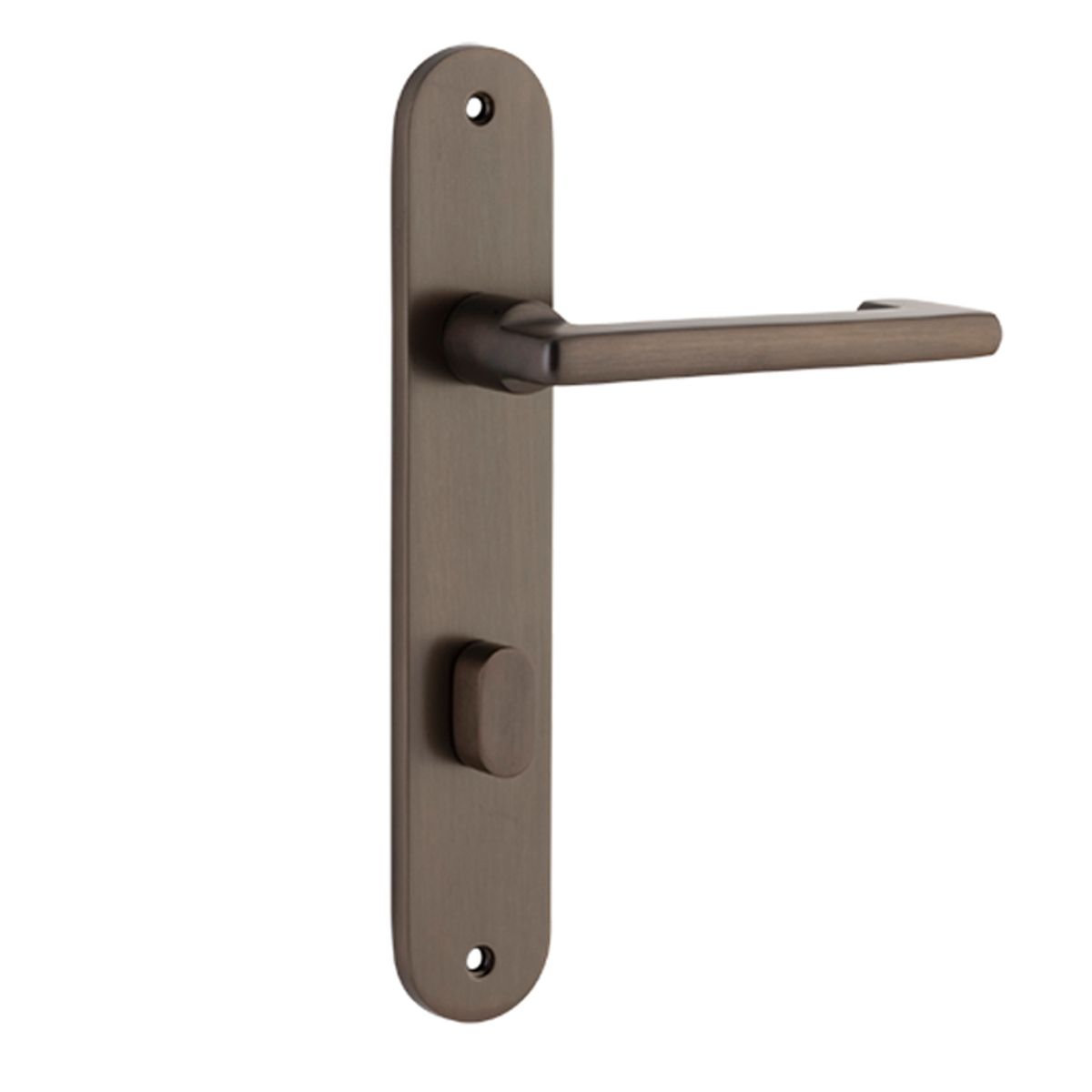 10852P85 - Baltimore Return Lever - Oval Backplate - Signature Brass - Privacy