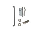 16924KENTR60KT - Berlin Pull Handle - 450mm Entrance Kit with Separate High Security Lock - Graphite PVD - Entrance