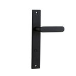 12748P85 - Bronte Lever - Rectangular Backplate - Matt Black - Privacy