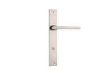 14702P85 - Baltimore Lever - Rectangular Backplate - Satin Nickel - Privacy
