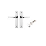 11788KPASS60 - Annecy Lever - Chamfered Backplate Passage Kit - Polished Chrome - Passage