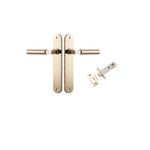 10266KPASS60 - Berlin Lever - Oval Backplate Passage Kit - Polished Brass - Passage