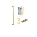 21300KENTR60KT - Baltimore Pull Handle - 600mm Entrance Kit with Separate High Security Lock - Polished Brass - Entrance