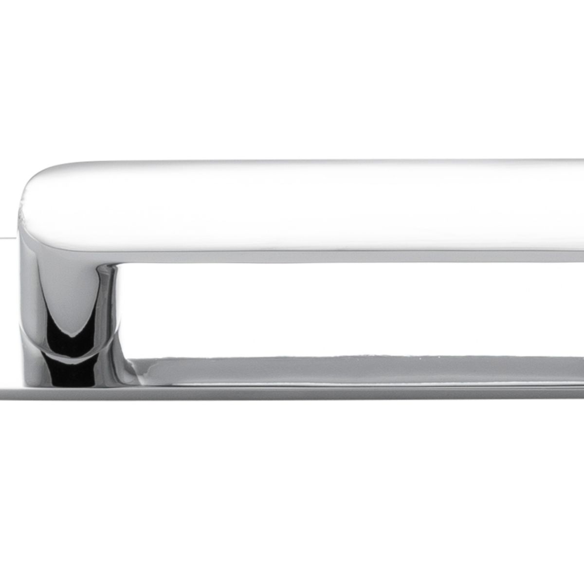 20944B - Osaka Cabinet Pull with Backplate - CTC96mm - Polished Chrome