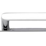 20944B - Osaka Cabinet Pull with Backplate - CTC96mm - Polished Chrome