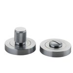 9415 - Brunswick Privacy Turn - Round - Brushed Chrome