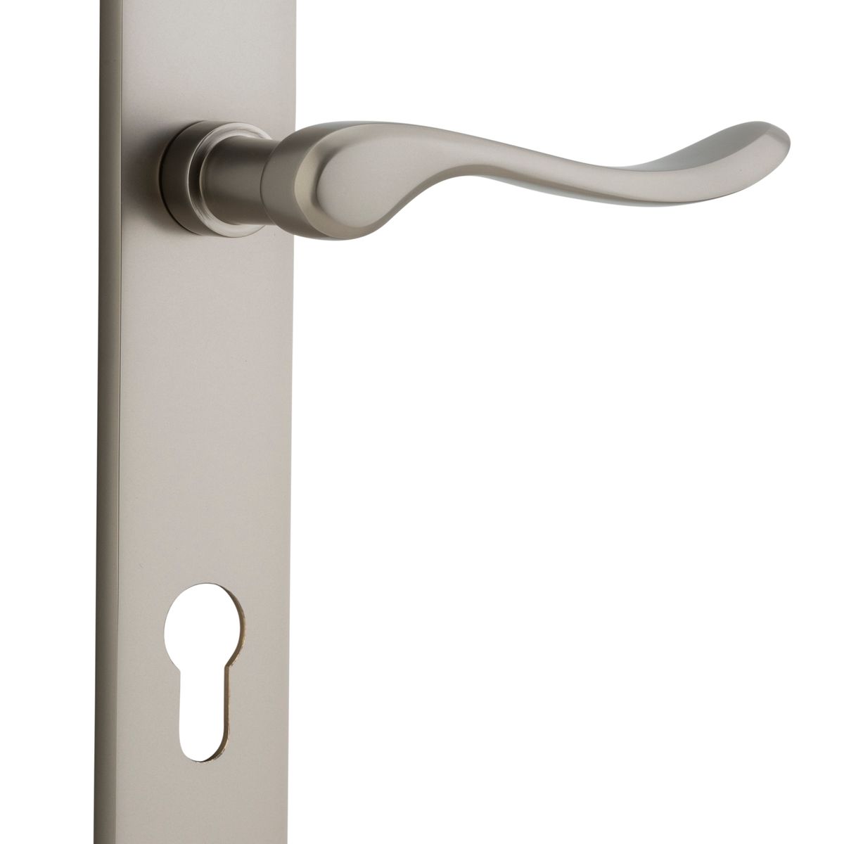 14924E85 - Stirling Lever - Oval Backplate - Satin Nickel - Entrance
