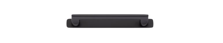 20893B - Baltimore Cabinet Pull with Backplate - CTC160mm - Matt Black