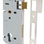 6098 - 85mm Euro Mortice Locks - 45mm Backset - Satin Nickel