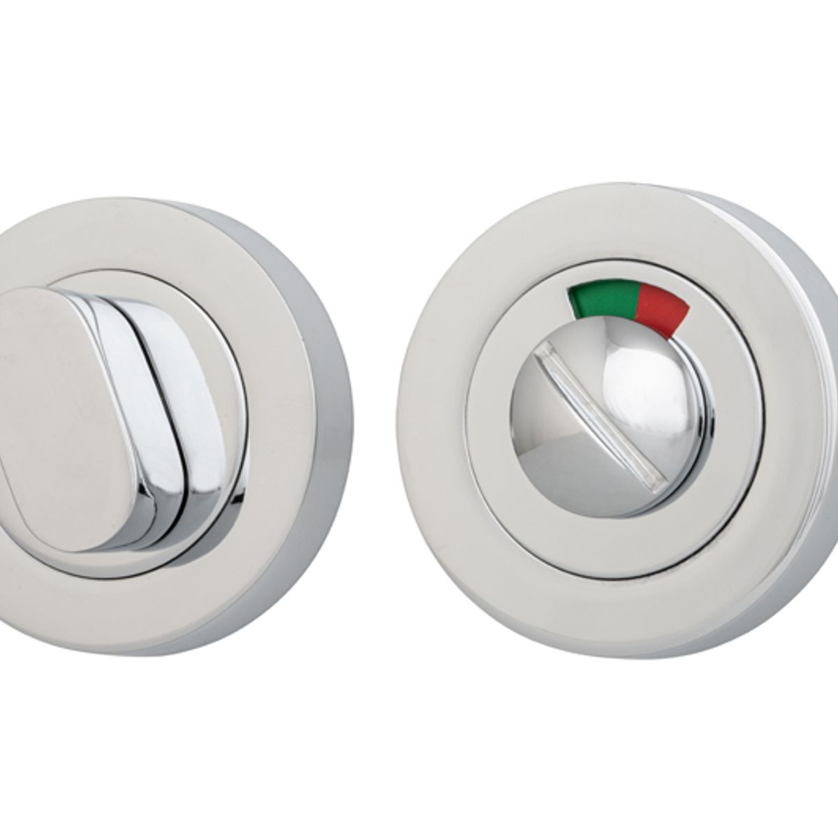 20074 - Privacy Turn With Indicator - Round - Polished Chrome
