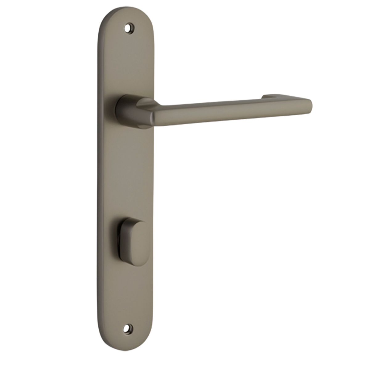 16752P85 - Baltimore Return Lever - Oval Backplate - Graphite PVD - Privacy