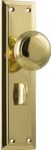 Richmond Door Knob - Long Backplate