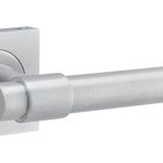 21205KIBPRIV60 - Helsinki Lever - Square Rose (Inbuilt Privacy) - Brushed Chrome - Privacy