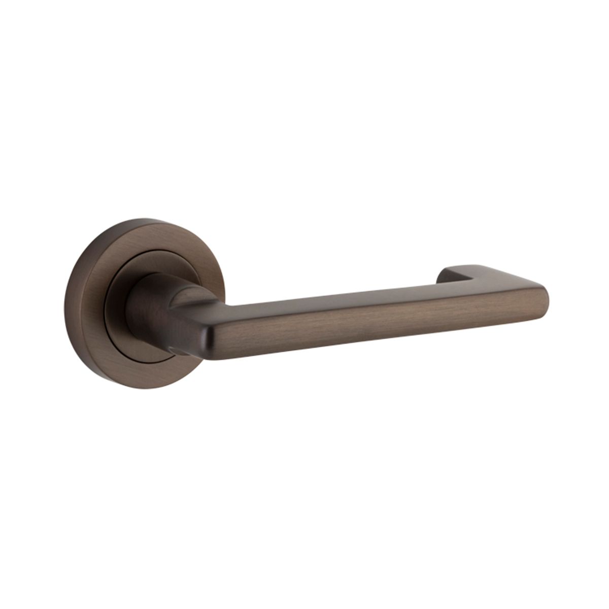 20781 - Baltimore Return Lever - Round Rose - Signature Brass - Passage