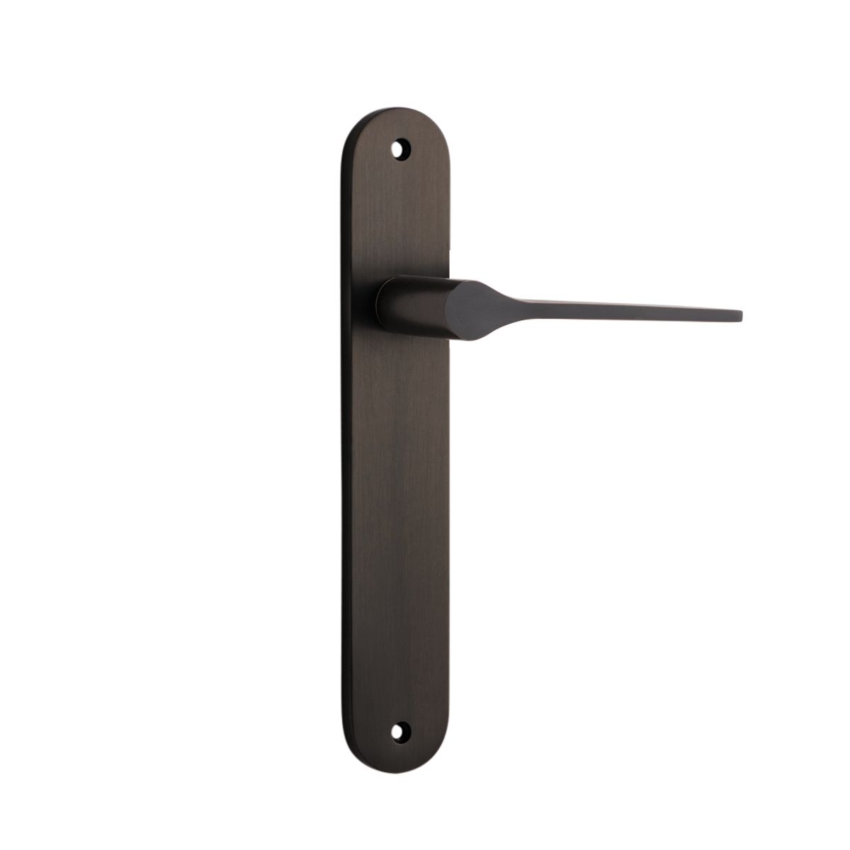 10770 - Como Lever - Oval Backplate - Signature Brass - Passage