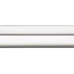 20969B - Osaka Cabinet Pull with Backplate - CTC160mm - Satin Nickel