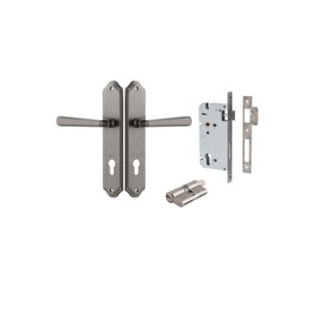 Copenhagen Lever - Shouldered Backplate Entrance Kit with High Security Lock