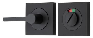 21722 - Accessibility Privacy Turn with Indicator - Square - Matt Black