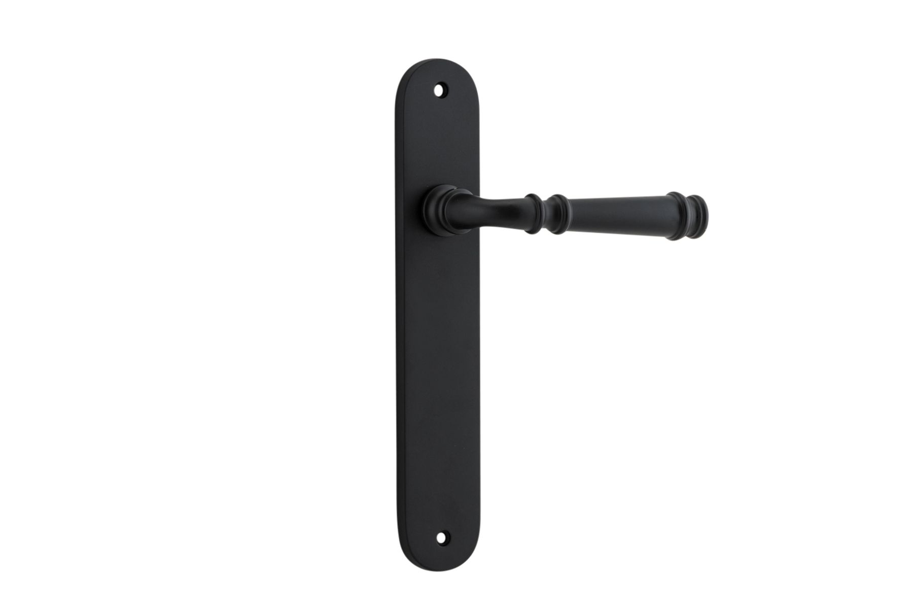 12730 - Verona Lever - Oval Backplate - Matt Black - Passage
