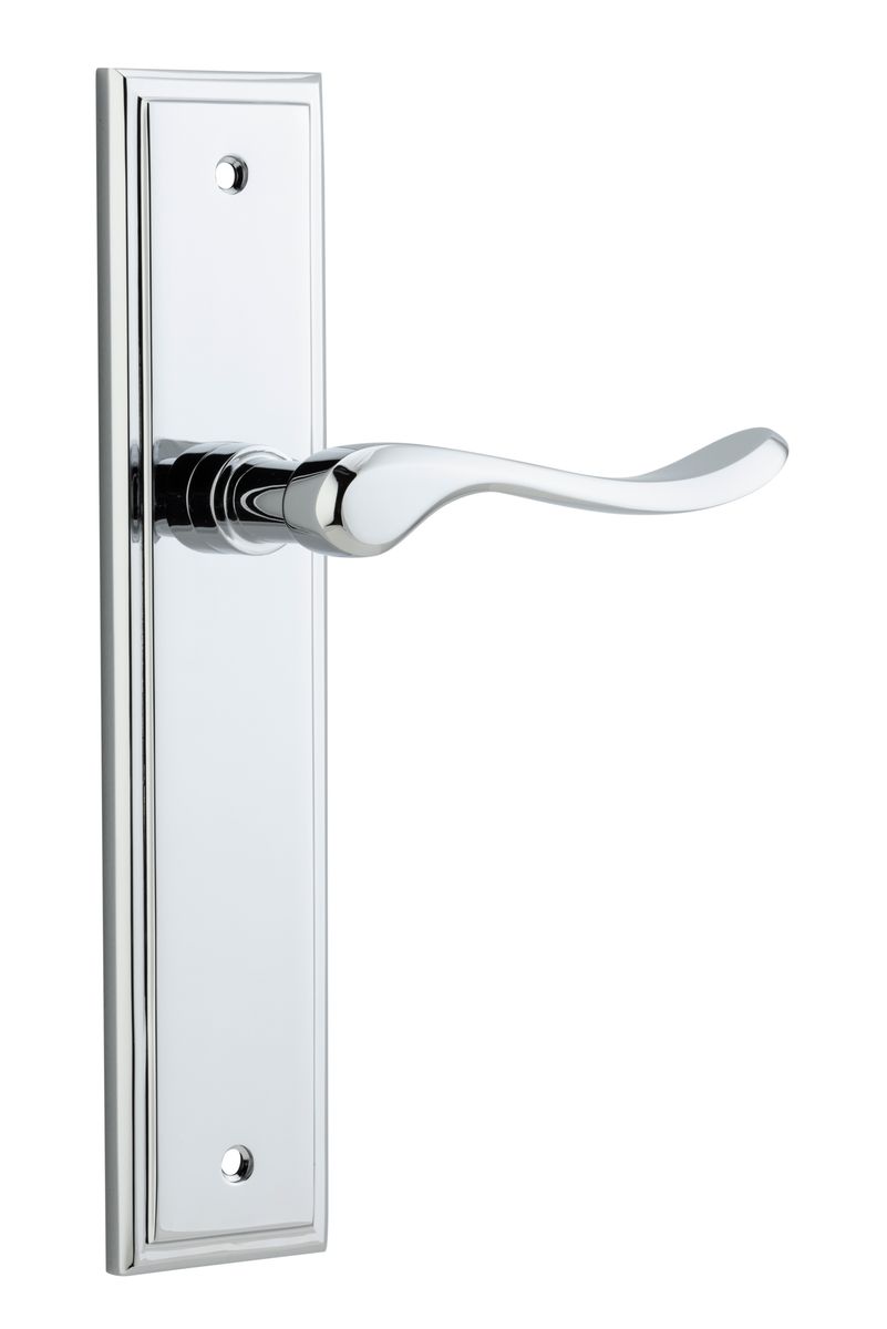 11926 - Stirling Lever - Stepped Backplate - Polished Chrome - Passage