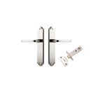 14220KPASS60 - Annecy Lever - Shouldered Backplate Passage Kit - Polished Nickel - Passage