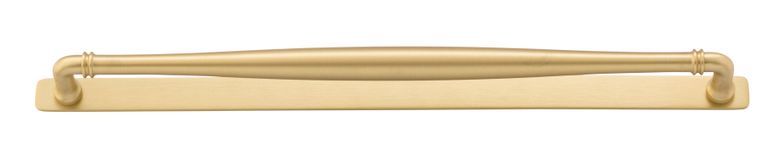 17108B - Sarlat Cabinet Pull with Backplate - CTC450mm - Brushed Gold PVD