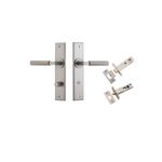 14796KPRIV60 - Brunswick Lever - Chamfered Backplate Privacy Kit - Satin Nickel - Privacy