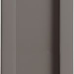 17296 - Rectangular Flush Pull - Graphite PVD - Passage