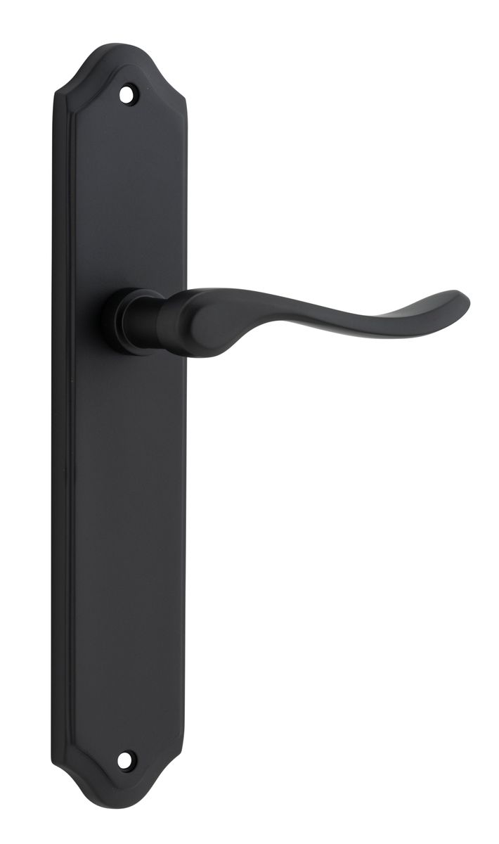 12922 - Stirling Lever - Shouldered Backplate - Matt Black - Passage