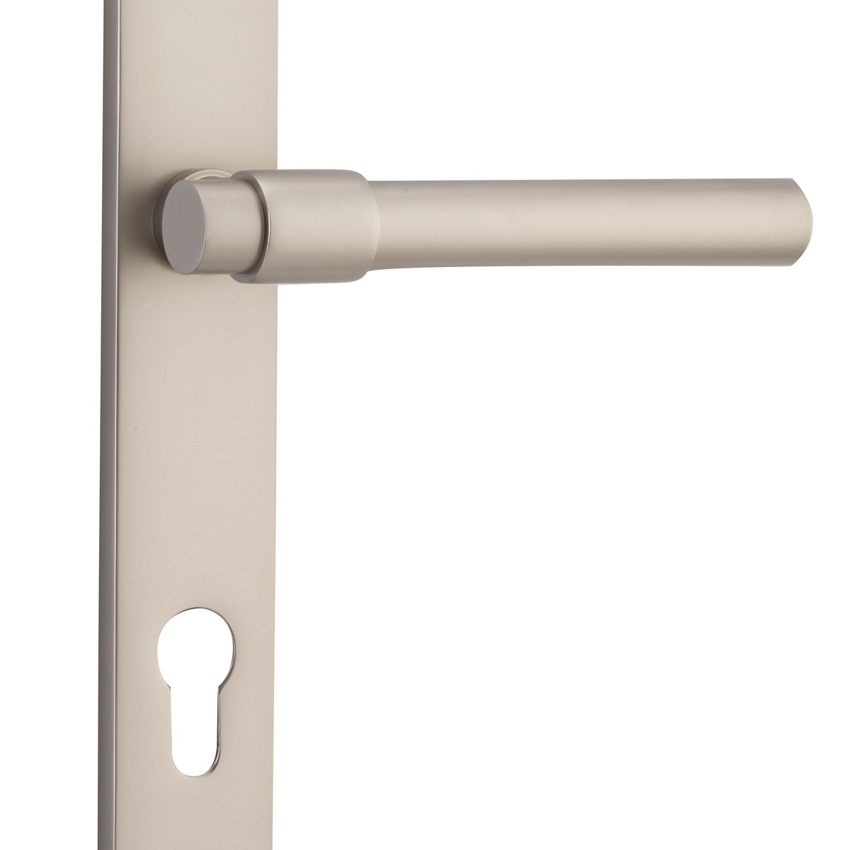 14896E85 - Helsinki Lever - Rectangular Backplate - Satin Nickel - Entrance